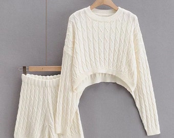 sweater knit shorts
