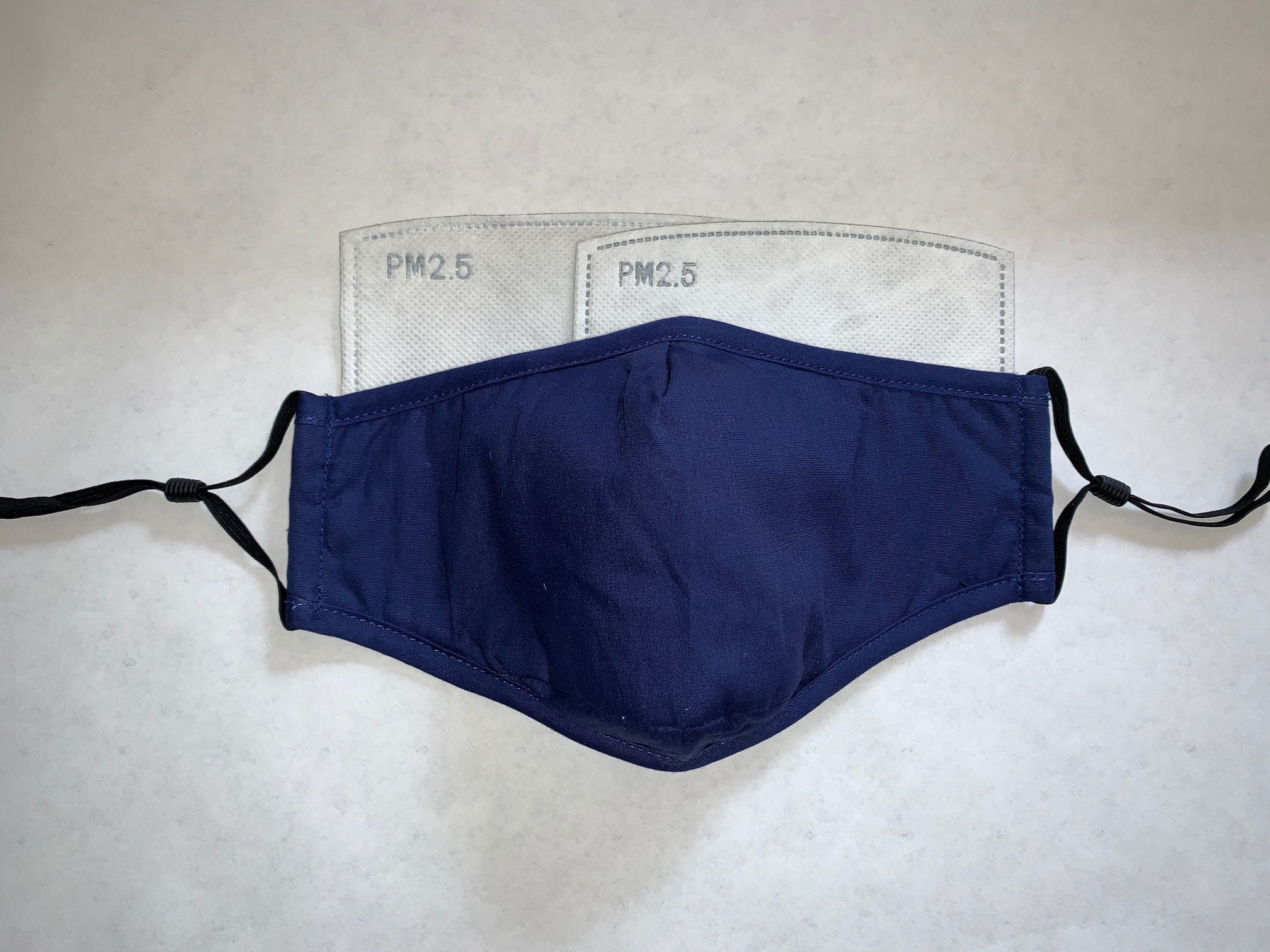 X-Large 4 Layers Face Mask With Filter Pocket, Large Face Mask,  Wash…