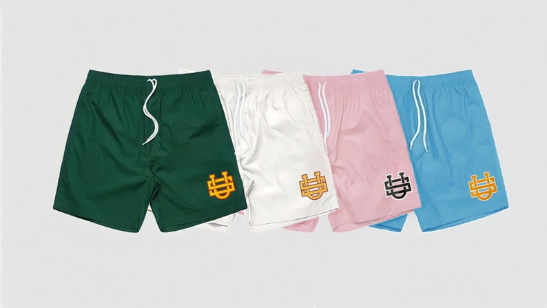 Branded Mesh Shorts / Unisex Heavy Mesh Shorts / Adjustable Drawstring / Side Pockets 