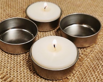 Tea Light Holders - Metal Tea Light Holders, Tea Light Tins, Sustainable Candle Holders