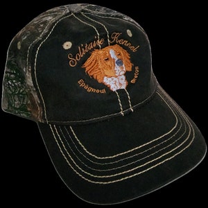 Epagneul Breton (French Brittany) Orange and White Hat