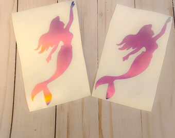 Pegatina para coche / La Sirenita / Pegatina para portátil