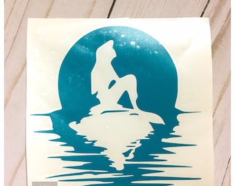 Little Mermaid Sticker | Bumper Sticker | Car Decal | Best Friend Gift | Birthday Gift | Little Mermaid