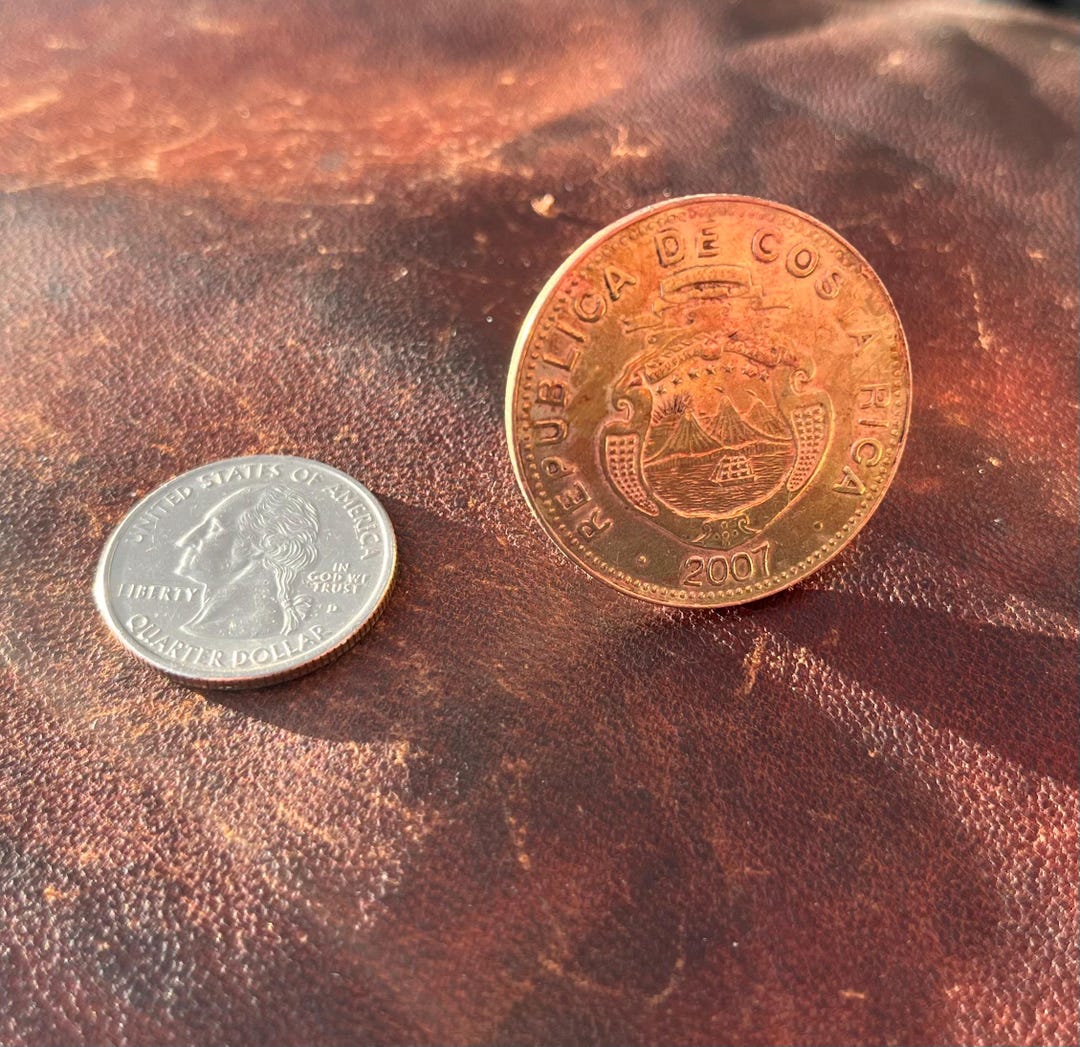 Costa Rica Coin Ring - Etsy