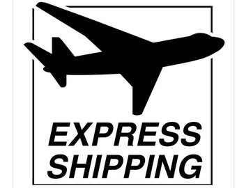 Express international shipping (3-5 business days after shipped out)