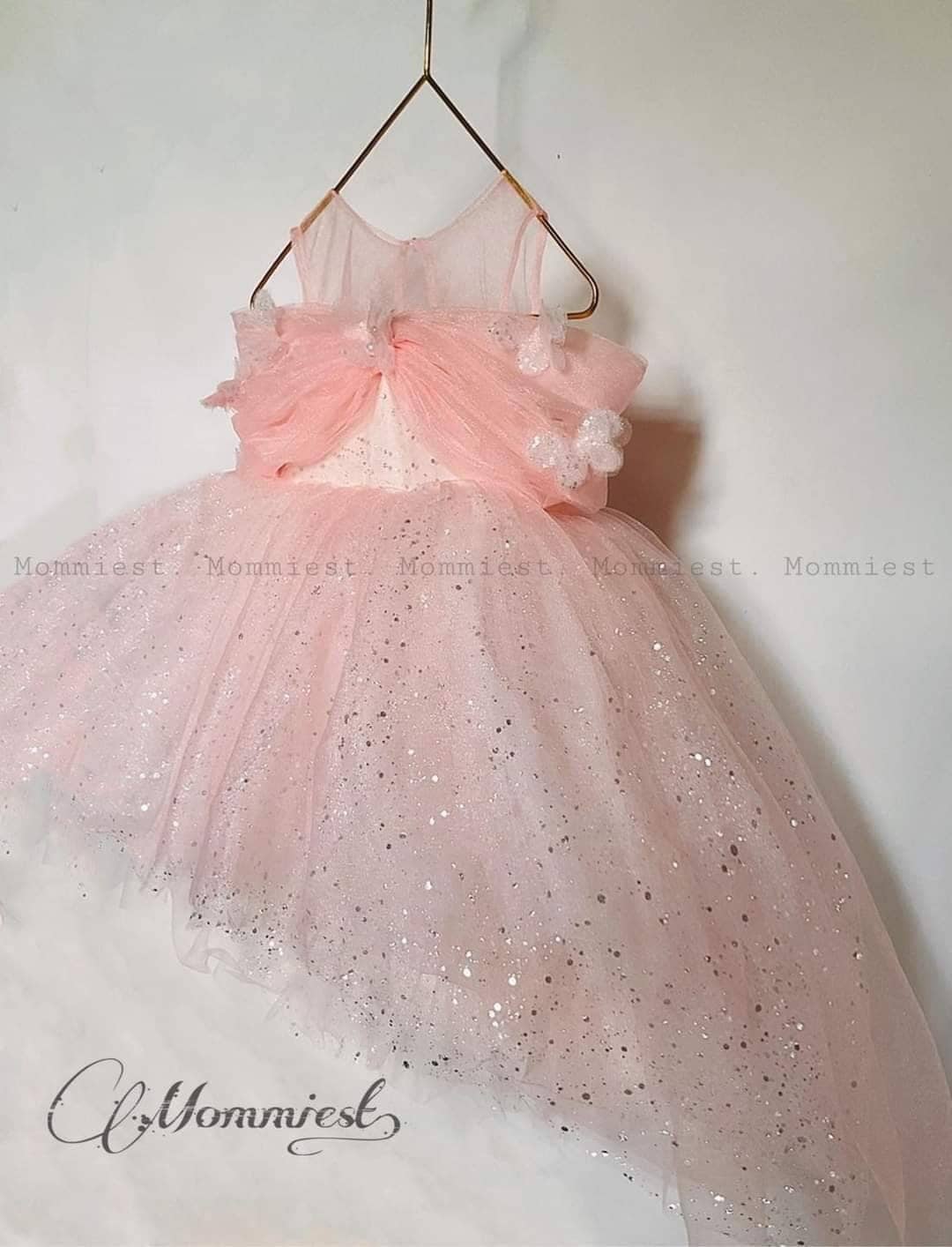 Pink gold baby dress hotsell