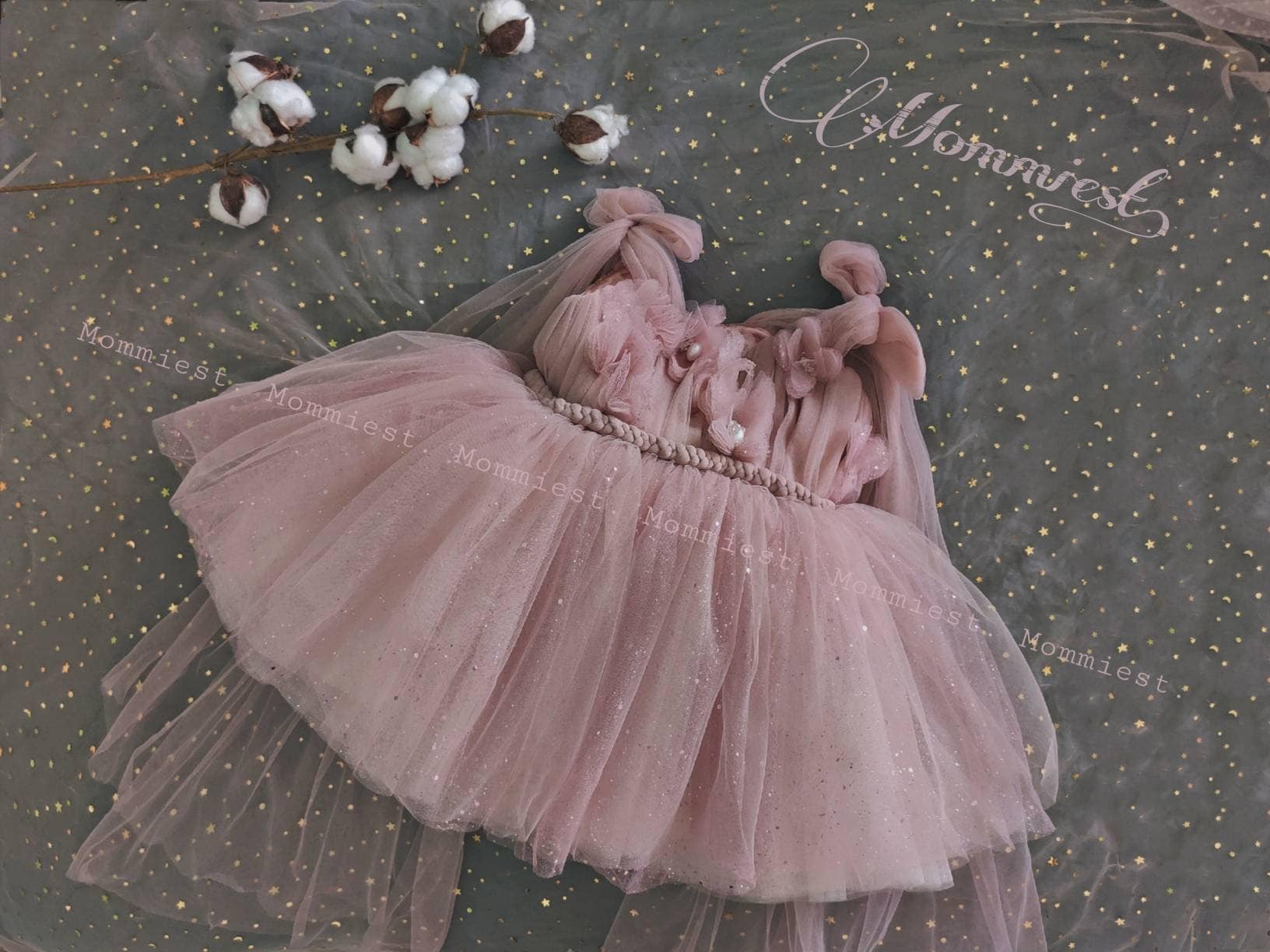 Twinkle Butterfly Mauve Tulle Baby Girl Dress Birthday Baby - Etsy