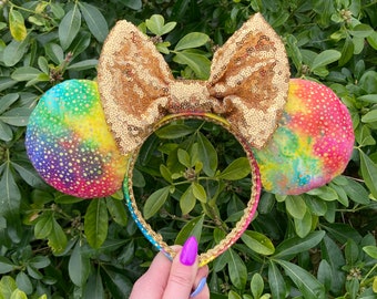 LUXURY Batik Rainbow Ears