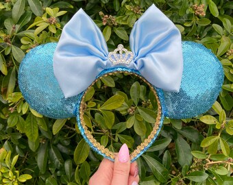 LUXURY Blue Tiara Ears