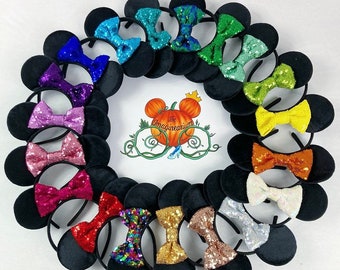 EVERYDAY Mouse Ears With Choice of Sequin Bow