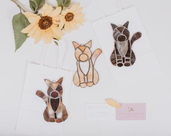 Chat Vitrail Etsy