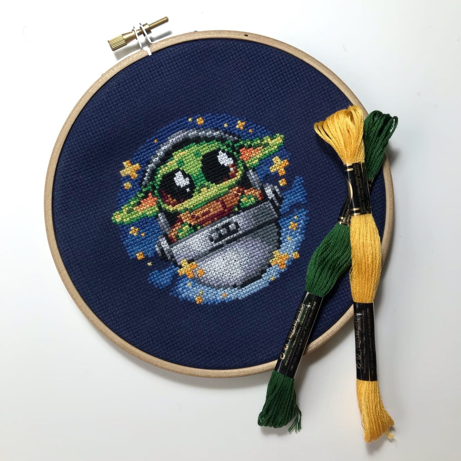 Mandalorian Cross Stitch pattern Star Wars cross stitch Baby Etsy