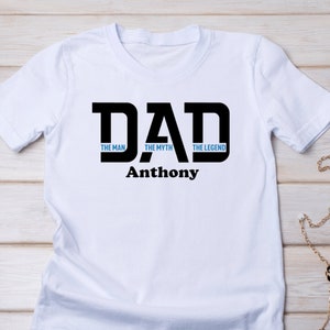 The Man Myth Legend,  Fathers Day Shirt,  Gift for Dad