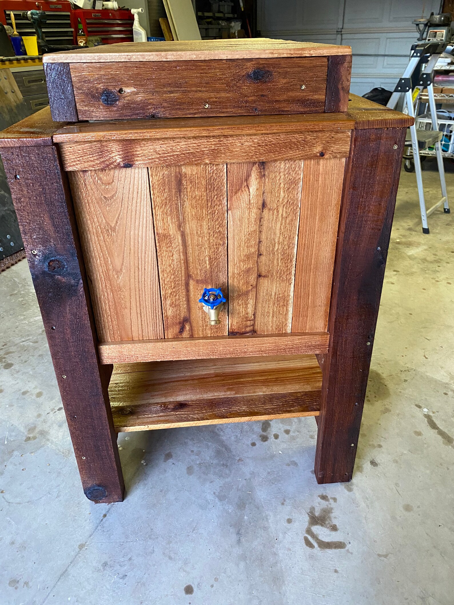 Cedar ice chest Etsy