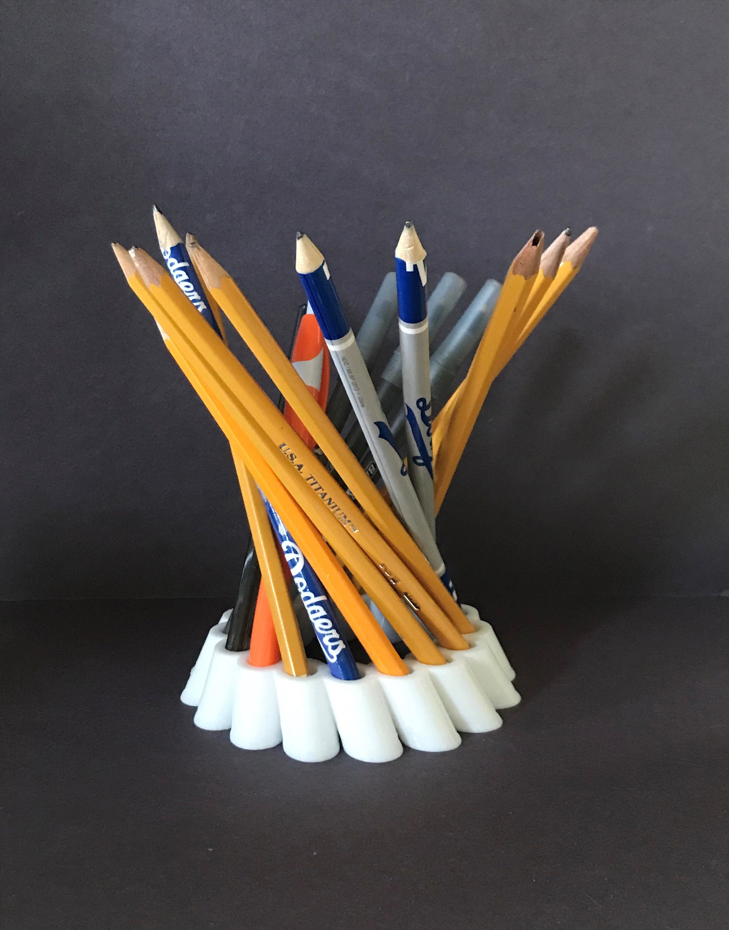 3D Printed Cylindrical Pen/Pencil Holder Etsy