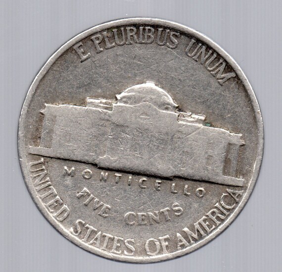 Granny Estate Find - 1940 Jefferson Nickel - Toning but With