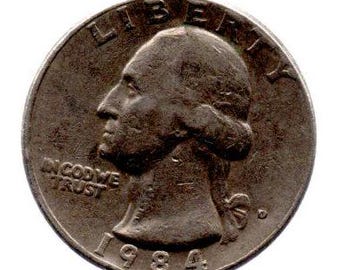 Granny Estate Find -1984 D Washington Quarter - Ungraded abt XF