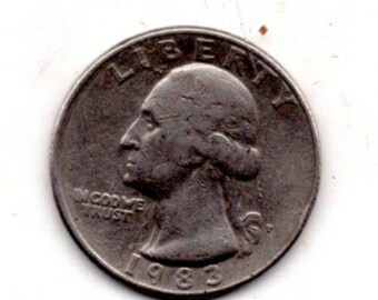 Granny Estate Find -1983 P Washington Quarter - Ungraded abt XF