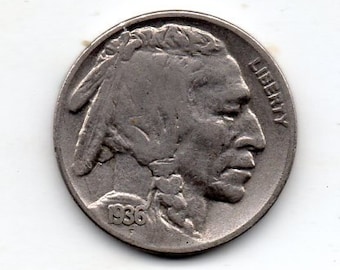 Granny Estate Find - 1936 INDIAN HEAD Buffalo Nickel - FREE Shipping