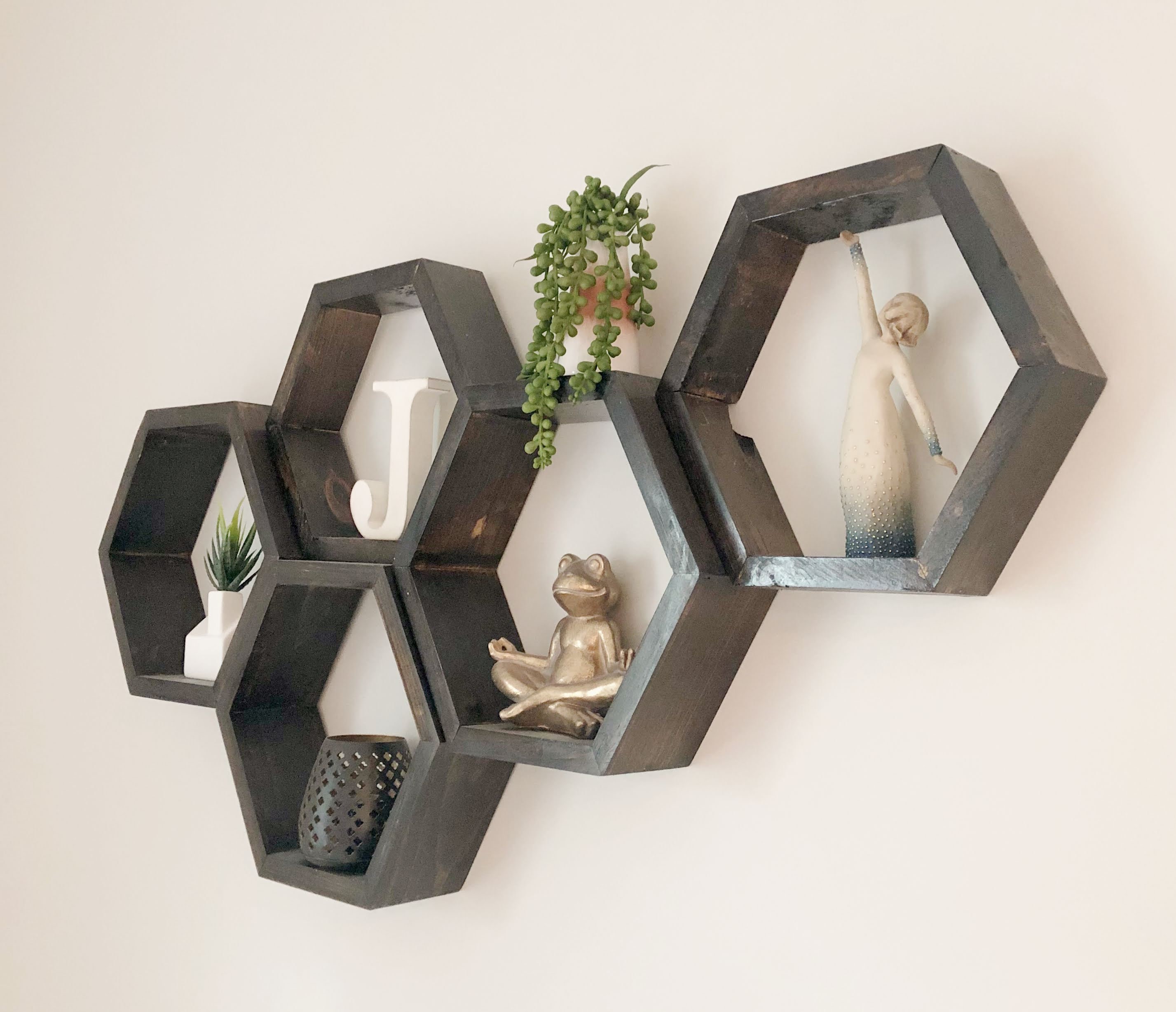HONEYCOMB SHELVES Hexagon Shelf Floating Shelf Wall | Etsy