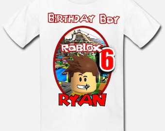 Roblox Kids Shirt Etsy - roblox t shirt youtuber