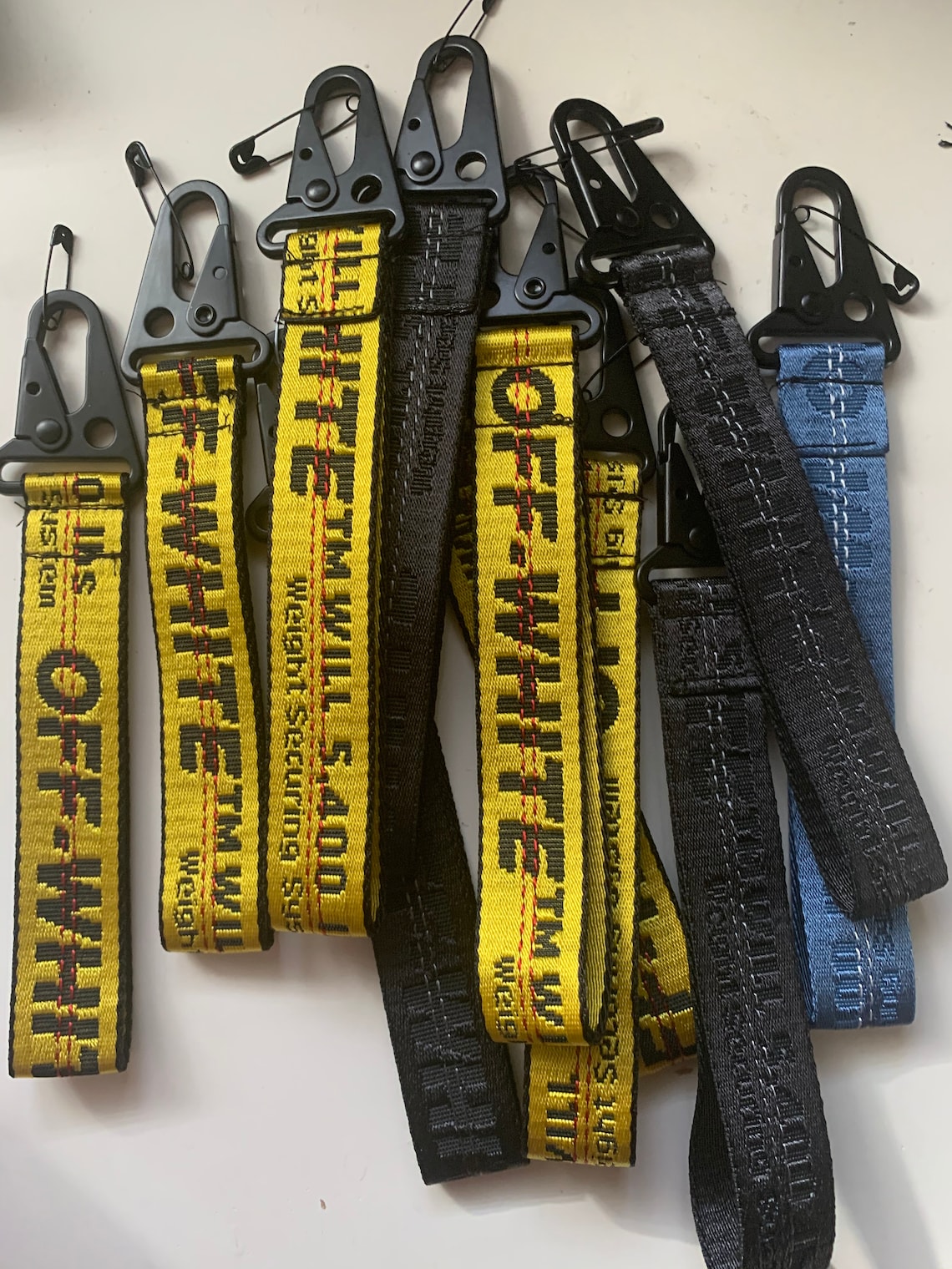 Off White Keychain Custom 6 inch Etsy