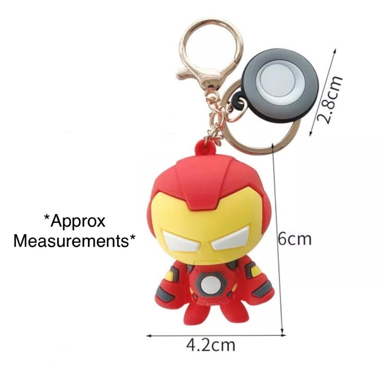 Personalised Marvel Keyring / Keychain / Pendant. Cartoon / Etsy