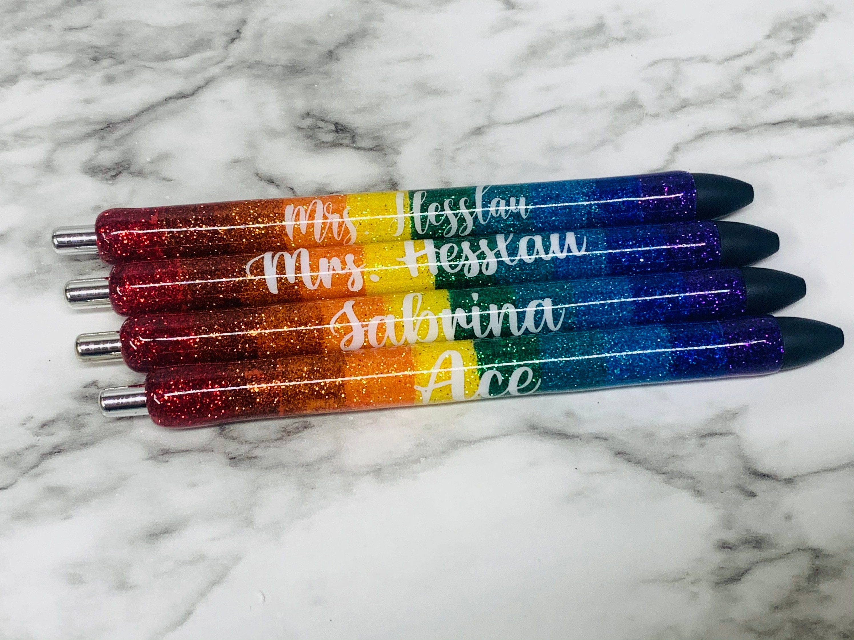 RAINBOW PEN glitter pen – Resin Heaven Creations