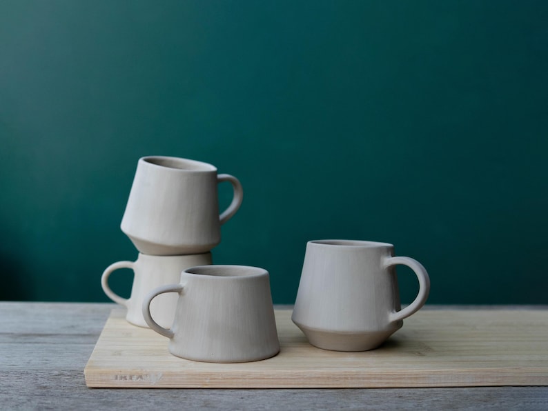 Mug & Cup-Vorlagenset - 6 druckbare Becher-Keramik-Keramik-Muster, DIY-Plattenkeramik für Anfänger (druckbare PDF-Datei) Bild 4