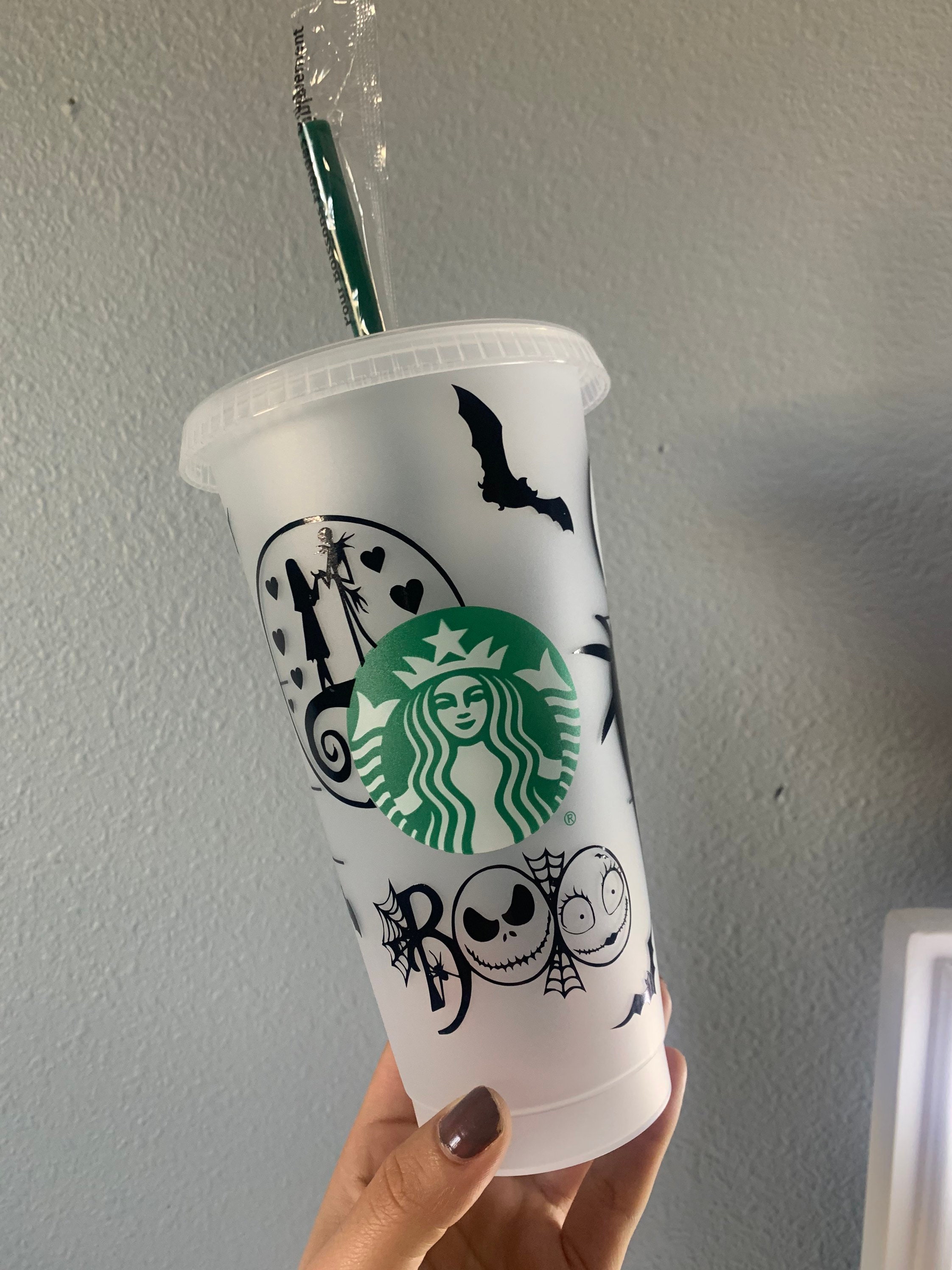 Nightmare Before Christmas Starbucks cup Etsy