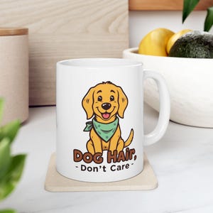 Dog Lover Ceramic Mug: Funny Quote Coffee Cup - Gift for Pet Owners
