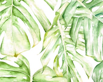 Hand painted Botanical Plant Prints, Botanical Illustration, Wall Art, Home Decor, Leaf Prints