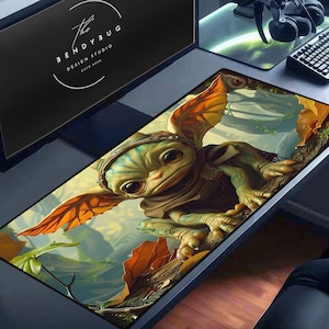 Cute Baby Goblin Mouse Pad, Gobincore Desk Mat, Gaming Desk Mat, XL Mouse Pad