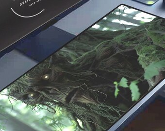 Goblin Forest Gaming Mouse Pad: Dark Fantasy Desk Mat