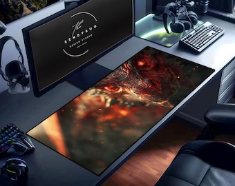 Magical Dragon Mouse Pad, Gamer Gift,Dungeons and Dragon Enthusiasts, Medieval Decor, Mtg Playmat