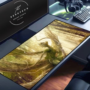 Fun Dragon Mouse Pad, Perfect for Dungeons and Dragons, Gaming Mouse Pad, XL Mouse Pad