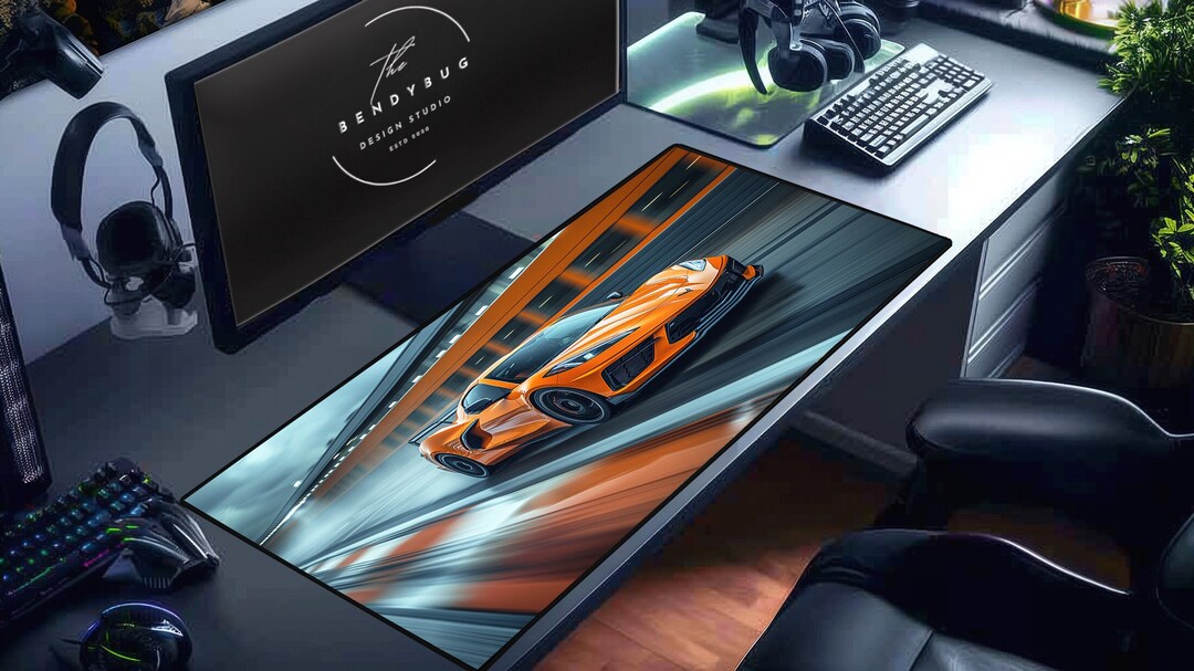 Gaming Desk Mat, Sports Car Decor, XL Mouse Pad, Gaming Setup, Teen Boy ...