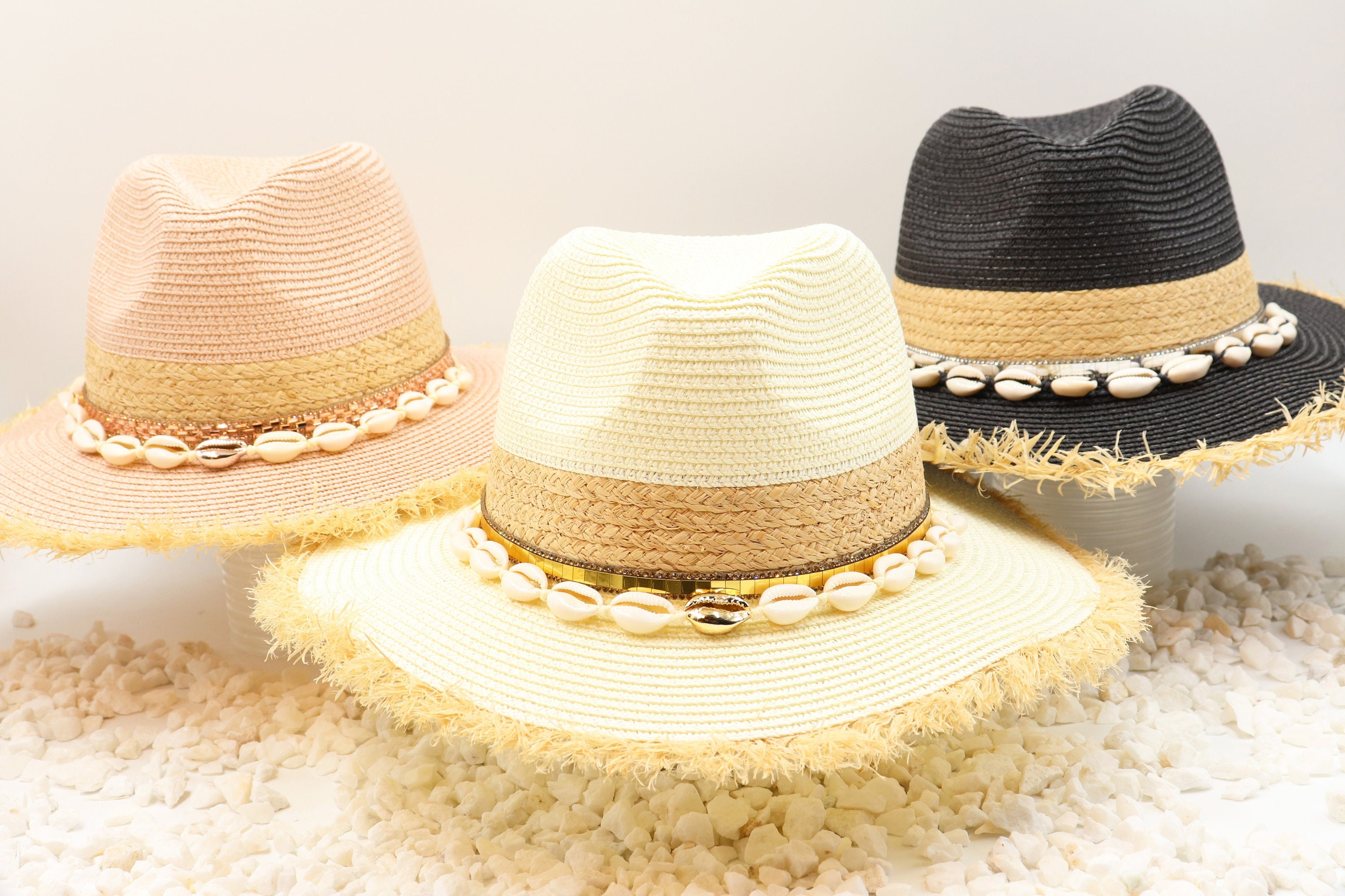 ? Bestseller New Womens Mens Straw Beach Hat ? Our packable wide brim hats make a notably chic option for  main image 2