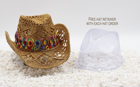 American Rhinestone Cowboy Hat - Shapeable - USA Red White  display picture 1