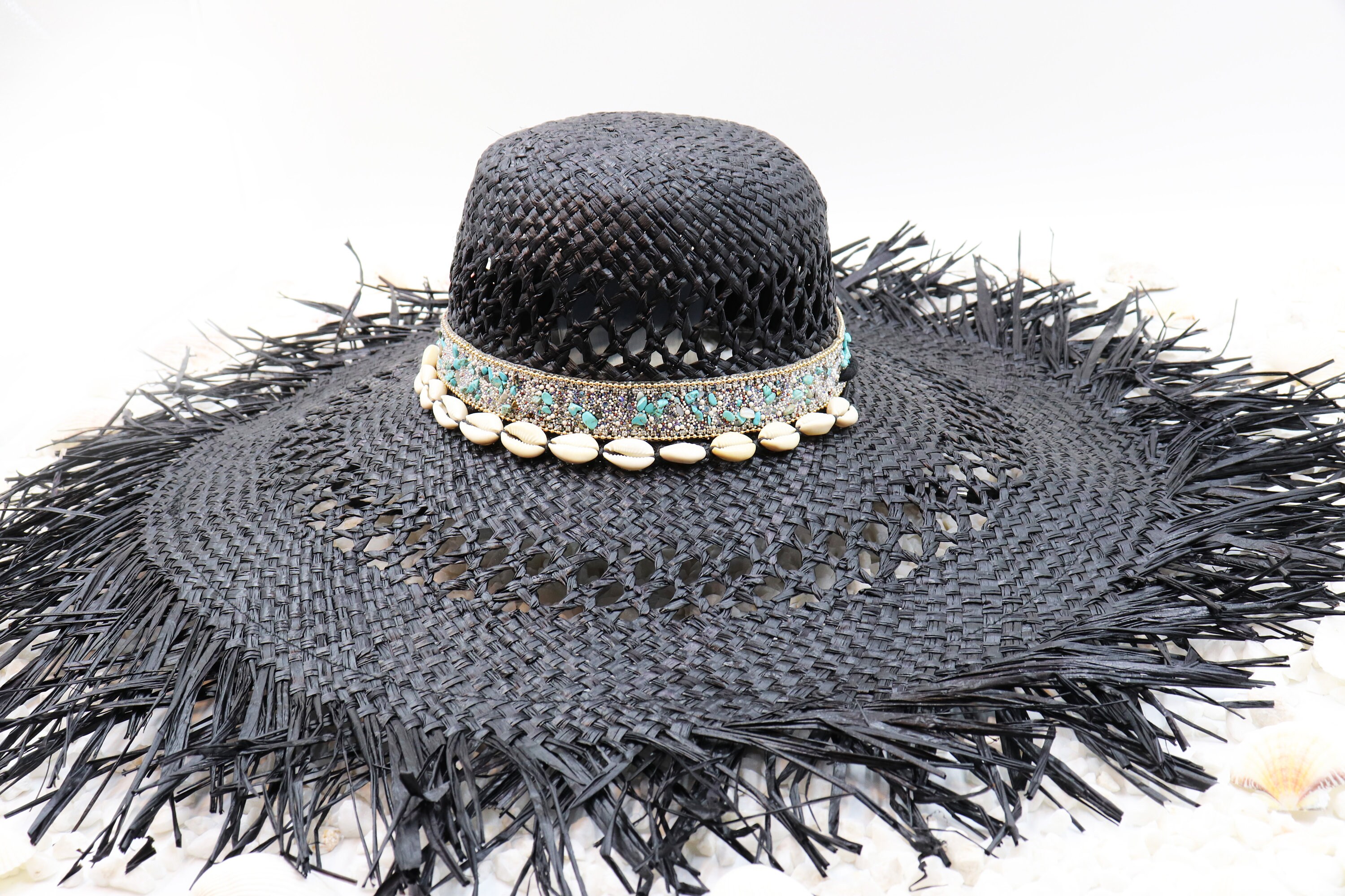 Sea Breeze Sun Hat - Large Fray Brim Straw Hat 21 display picture 2