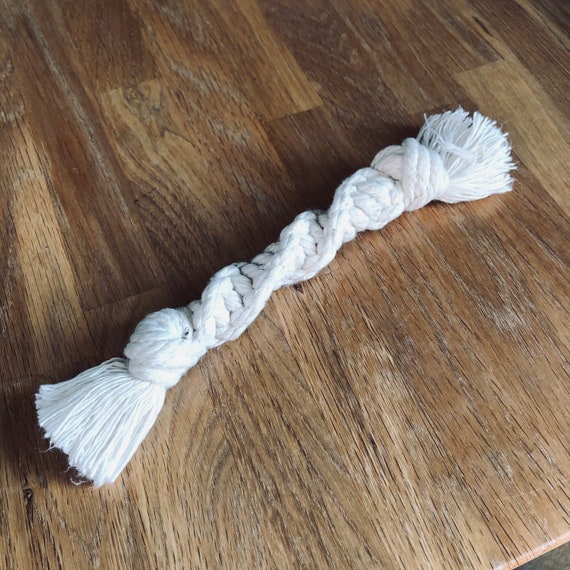 macrame dog toy