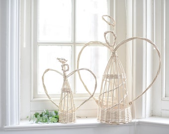 Angel, Christmas decorations , Large White Willow Angel, Christmas sculpture, eco friendly decorations, 9th anniversary,