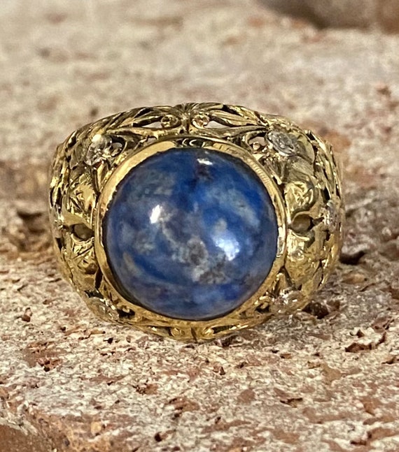 Early 1900s Victorian 18k Yellow and White Gold L… - image 1