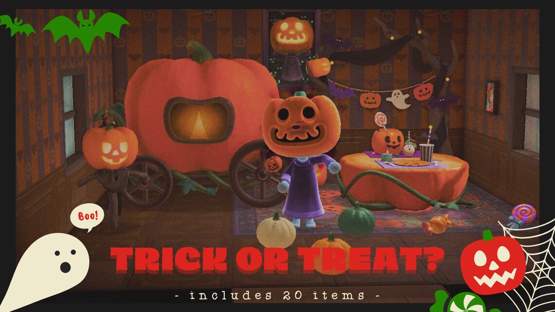 Animal crossing new horizons spooky set Etsy