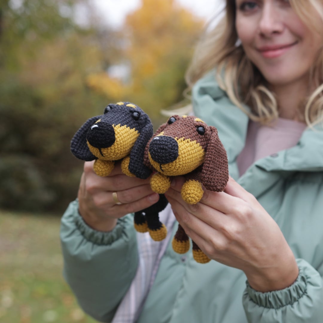 Miniature Dachshund Dog, Chiweenie Dog, Weenie Dog, Crochet Dog for Dog Mom and Dog Lovers Etsy