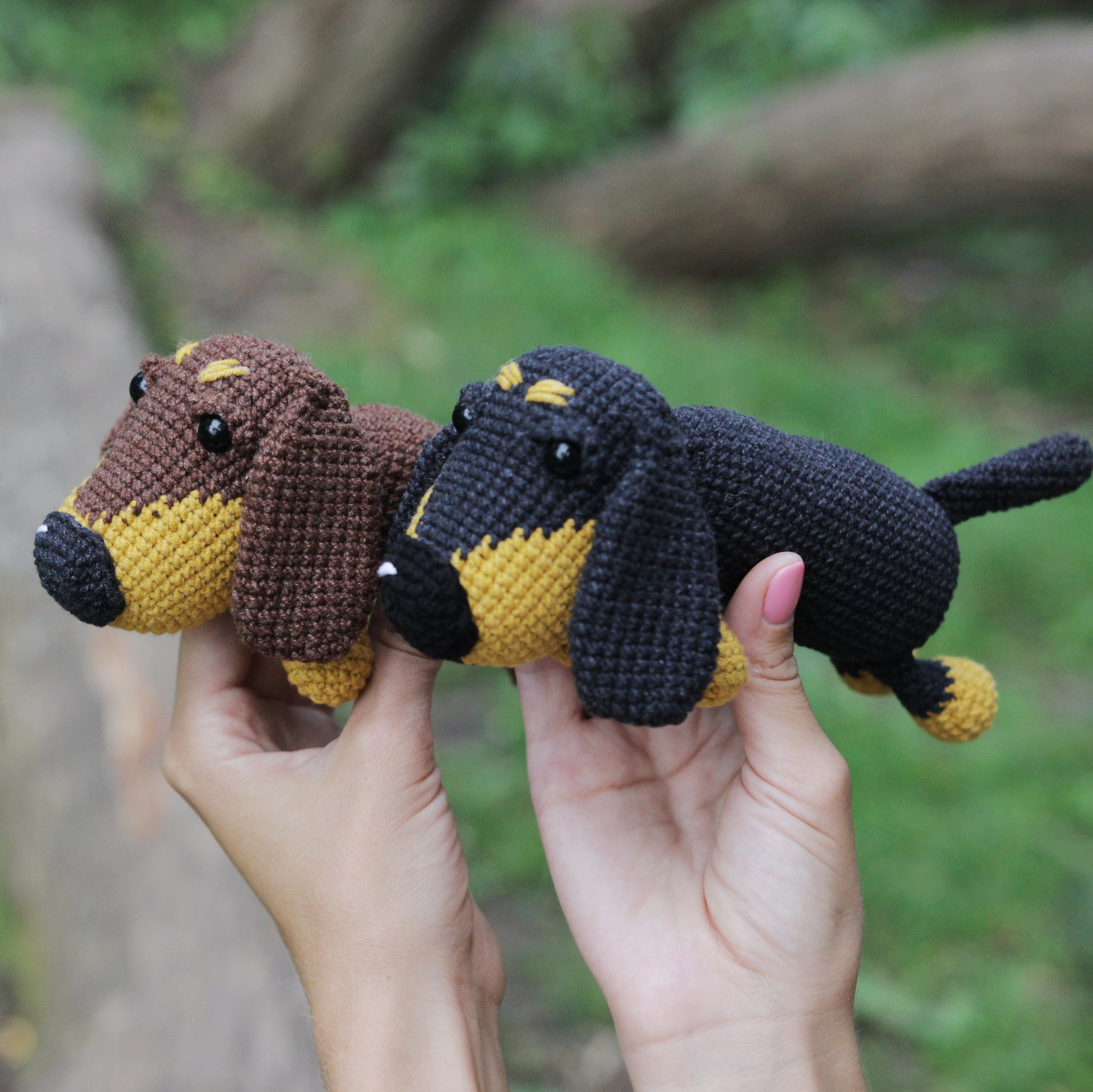 Crochet Dachshund Dog Pattern Amigurumi Dog Pattern Etsy