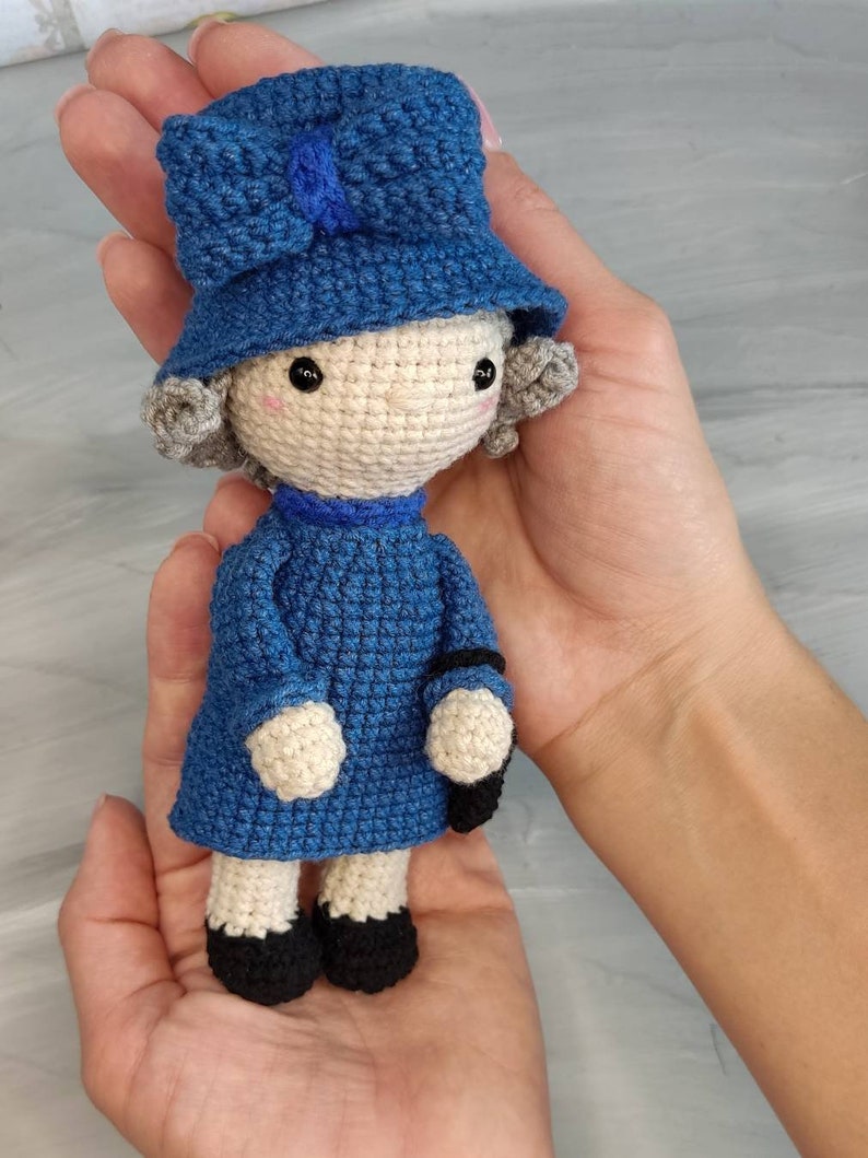 The Queen Elizabeth Crochet Pattern Amigurumi Queen Pattern Etsy