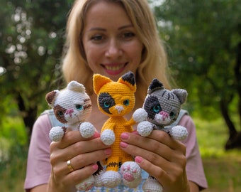 Crochet cat - Custom Amigurumi Cat for Cat Lovers - Unique Stuffed Animal Gift
