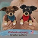 see more listings in the Dog Crochet pattern section