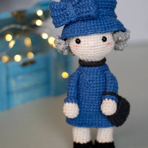 The Queen Elizabeth Crochet Pattern, Amigurumi Queen Pattern, Amigurumi ...